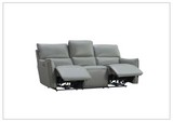 Gio Italia Heather 3 Seater Lay Flat Power Reclining Sofa With Power Headrest-SOFABED
