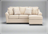 Gio Italia Lorien Queen Fabric Sleeper Sectional With Chaise - Sofabed