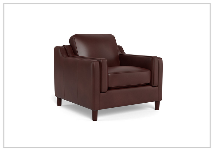 Hydeline Bella Leather Chair with Track Arms-Sofabed