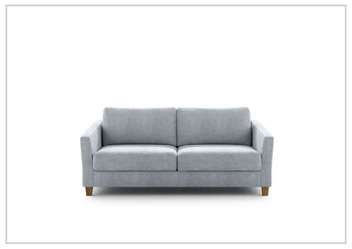 Luonto Monika Fabric Sleeper Sofa With Wood or Chrome Legs