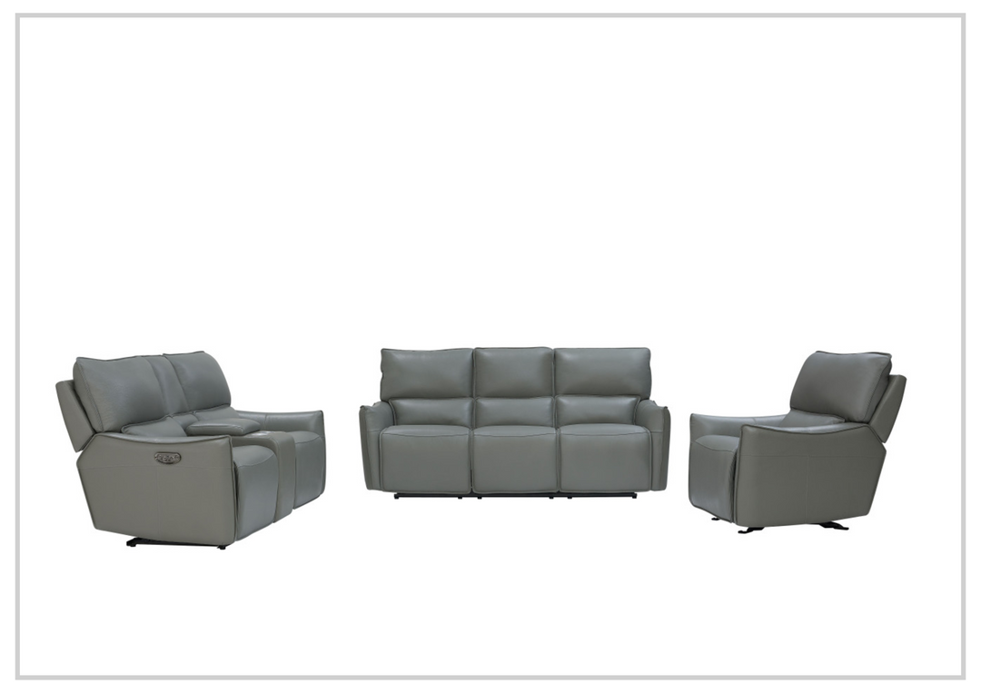 Gio Italia Heather 3 Seater Lay Flat Power Reclining Sofa With Power Headrest-SOFABED