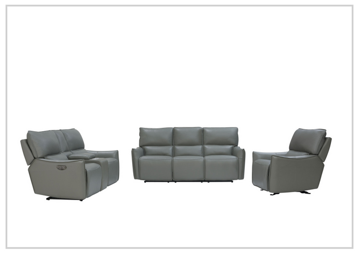 Gio Italia Heather 3 Seater Lay Flat Power Reclining Sofa With Power Headrest-SOFABED