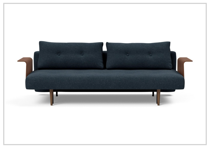 Innovation Living Recast Dark Styletto 2-Seater Fabric Sleeper Sofa-SOFABED
