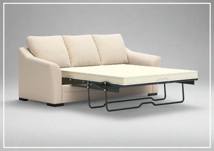 Gio Italia Lorien Queen Fabric Sleeper Sectional With Chaise - Sofabed