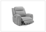 Gio Italia Wonder Power Recliner Chair In Leather and Fabric Options-SOFABED