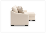 Gio Italia Lorien Queen Fabric Sleeper Sectional With Chaise - Sofabed