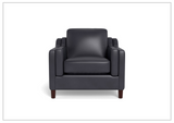 Hydeline Bella Leather Chair with Track Arms-Sofabed