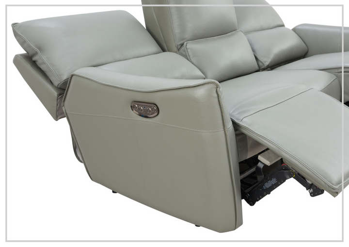 Gio Italia Heather 3 Seater Lay Flat Power Reclining Sofa With Power Headrest
