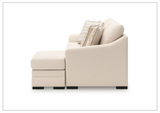 Gio Italia Lorien Queen Fabric Sleeper Sectional With Chaise - Sofabed