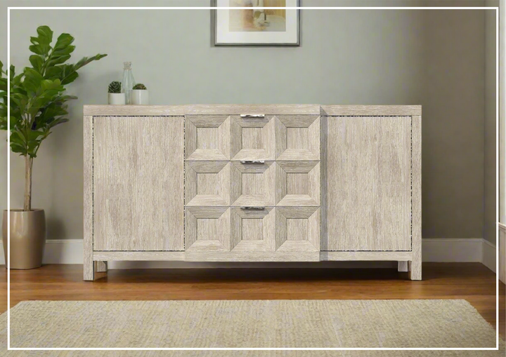 Bernhardt Prado 3 Drawer Wooden Buffet