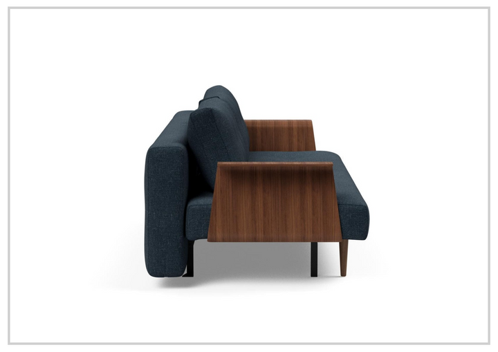Innovation Living Recast Dark Styletto 2-Seater Fabric Sleeper Sofa-SOFABED