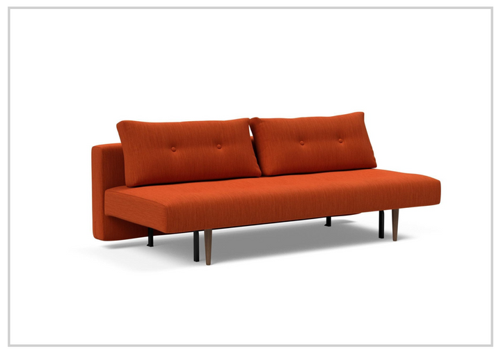 Innovation Living Recast Dark Styletto 2-Seater Fabric Sleeper Sofa-SOFABED