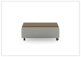 Functional Coffee Table with Casters
