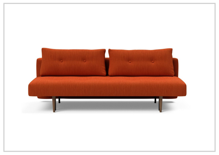 Innovation Living Recast Dark Styletto 2-Seater Fabric Sleeper Sofa-SOFABED