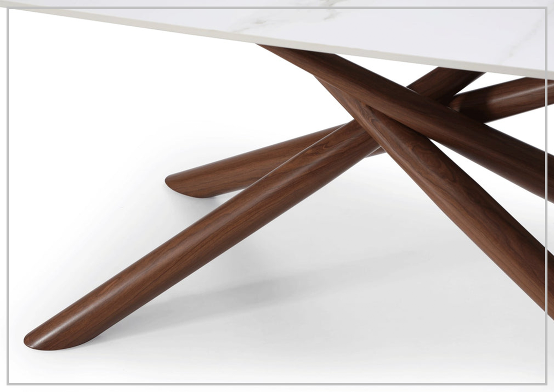 ESF Italia Acquire Extendable Dining Table with Ceramic Top- sofabed