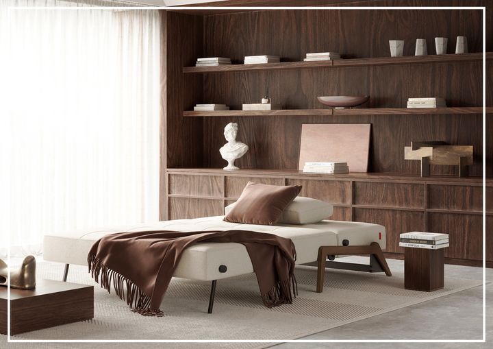Innovation Living Cubed Full Size Sofa Bed With Two Color Option-SOFABED