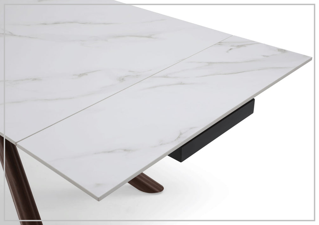 ESF Italia Acquire Extendable Dining Table with Ceramic Top- sofabed
