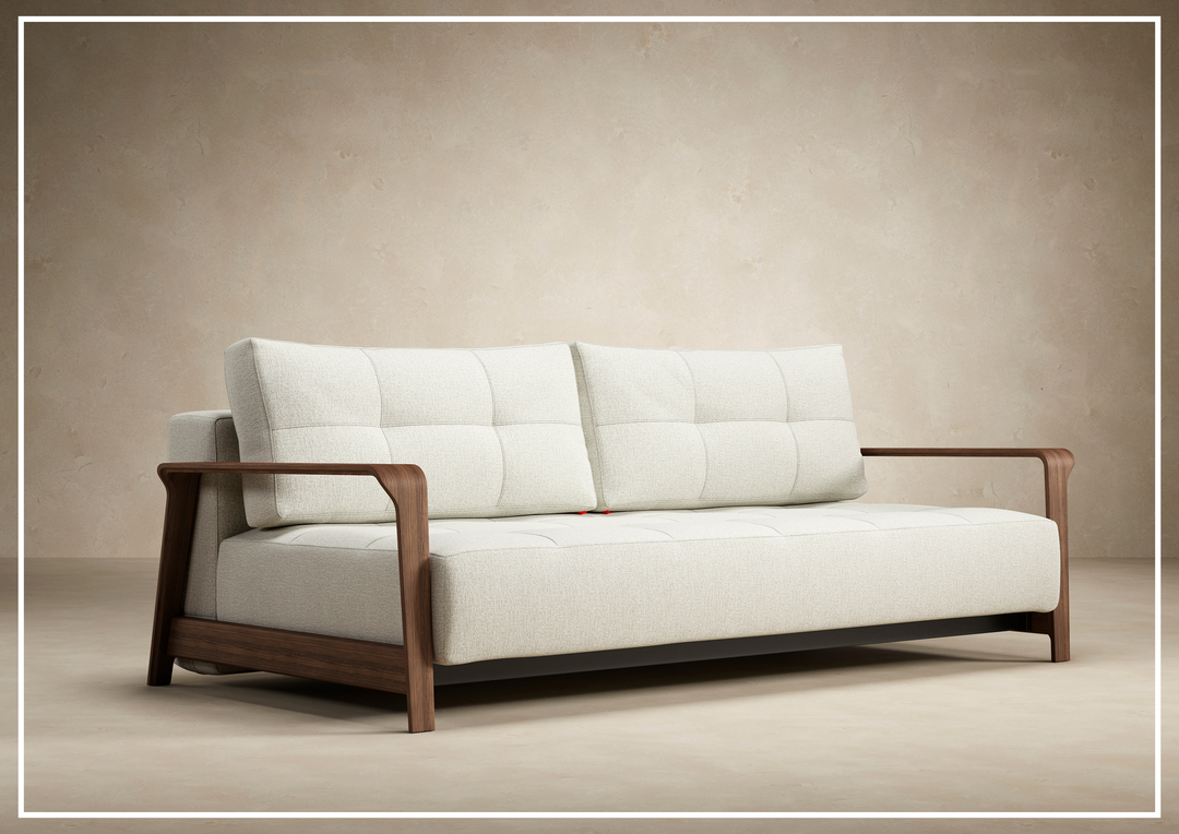 Innovation Living Ran Deluxe Excess Lounger Fabric Sofa-SOFABED