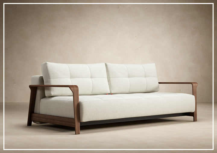 Innovation Living Ran Deluxe Excess Lounger Fabric Sofa-SOFABED