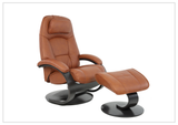 Fjords Admiral C Recliner Chair with Foot Stool and Swivel Base