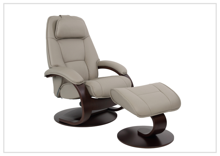 Fjords Admiral C Recliner Chair with Foot Stool and Swivel Base