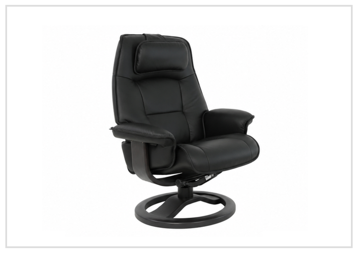 Fjords Admiral R Recliner Chair with Foot Stool and Swivel Base