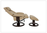 Fjords Admiral R Recliner Chair with Foot Stool and Swivel Base