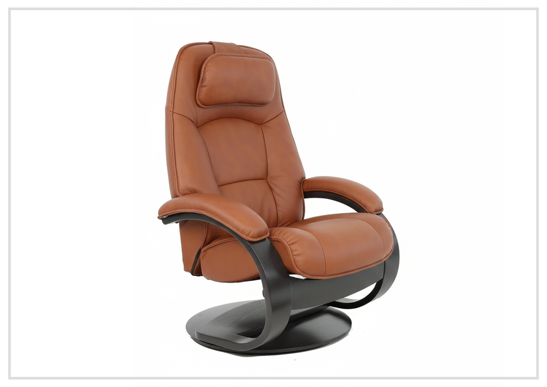 Fjords Admiral C Recliner Chair with Foot Stool and Swivel Base