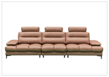 Klaussner Altavion Leather Deep Seat Comfort 3-Seater Sofa