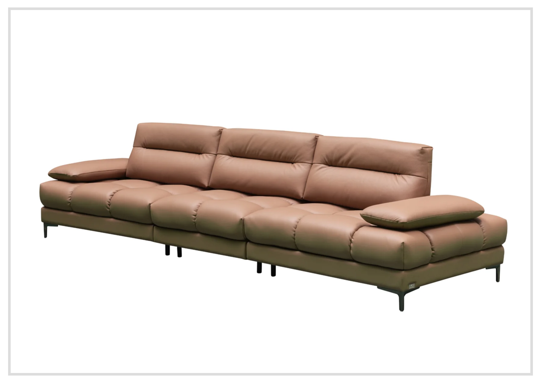 Klaussner Altavion Leather Deep Seat Comfort 3-Seater Sofa