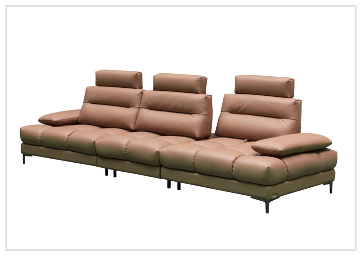 Klaussner Altavion Leather Deep Seat Comfort 3-Seater Sofa