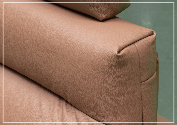 Klaussner Altavion Leather Deep Seat Comfort 3-Seater Sofa