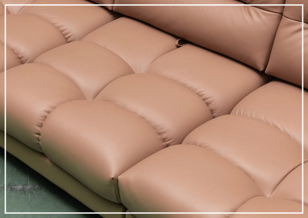 Klaussner Altavion Leather Deep Seat Comfort 3-Seater Sofa
