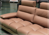 Klaussner Altavion Leather Deep Seat Comfort 3-Seater Sofa