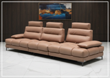Klaussner Altavion Leather Deep Seat Comfort 3-Seater Sofa