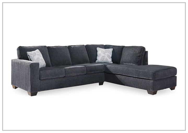 Gio Italia Aster Fabric Full Size Sleeper Sectional With Chaise