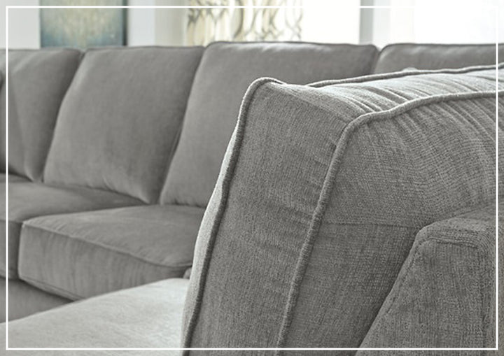 Gio Italia Aster Fabric Full Size Sleeper Sectional With Chaise