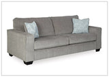 Gio Italia Aster Queen Size Fabric Sofa Sleeper In Light and Dark Color Options