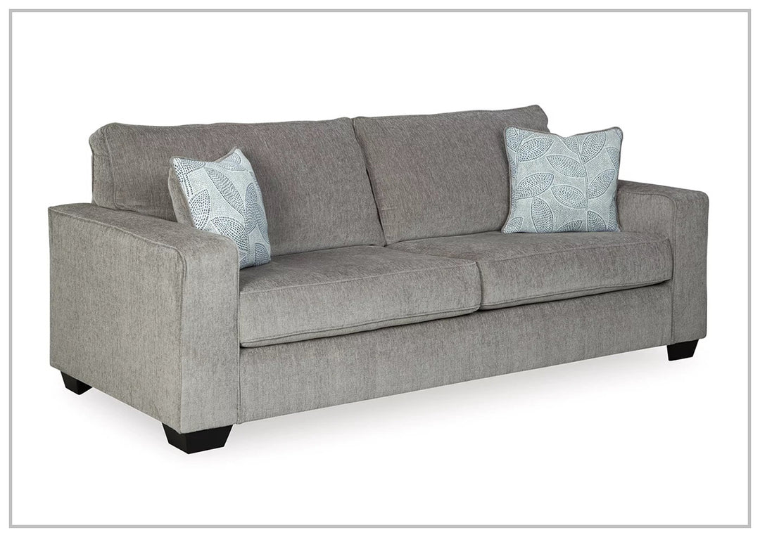 Gio Italia Aster Queen Size Fabric Sofa Sleeper In Light and Dark Color Options