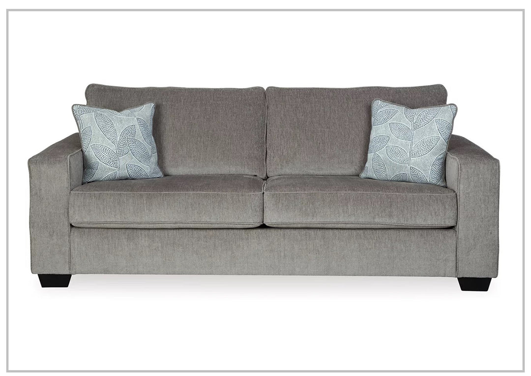 Gio Italia Aster Queen Size Fabric Sofa Sleeper In Light and Dark Color Options