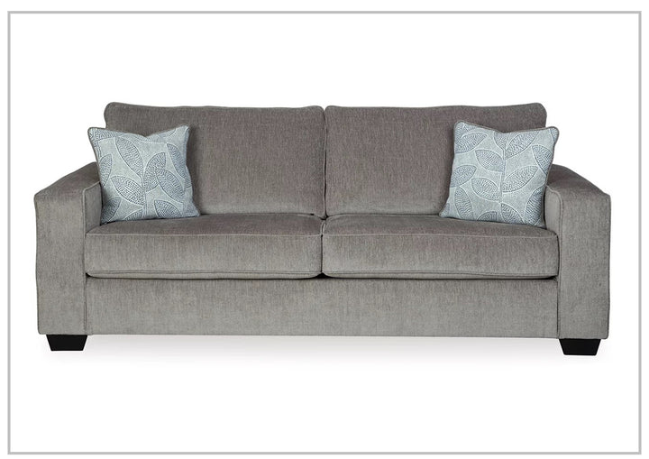 Gio Italia Aster Queen Size Fabric Sofa Sleeper In Light and Dark Color Options