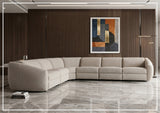 Bernhardt Avignon Fabric Motion Sectional Sofa With Power Headrest
