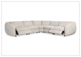 Bernhardt Avignon Fabric Motion Sectional Sofa With Power Headrest