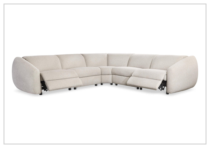 Bernhardt Avignon Fabric Motion Sectional Sofa With Power Headrest