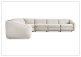 Bernhardt Avignon Fabric Motion Sectional Sofa With Power Headrest