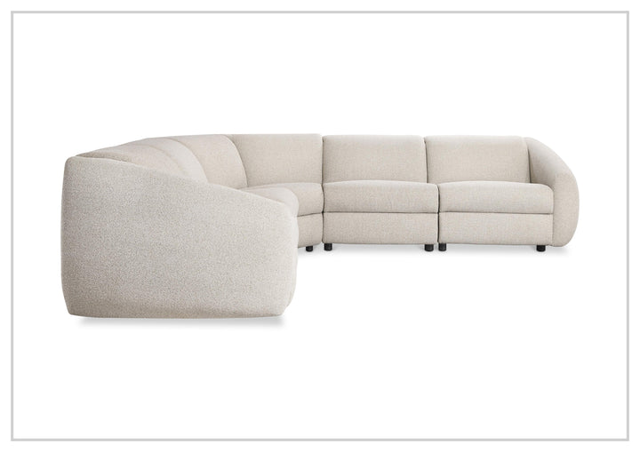 Bernhardt Avignon Fabric Motion Sectional Sofa With Power Headrest
