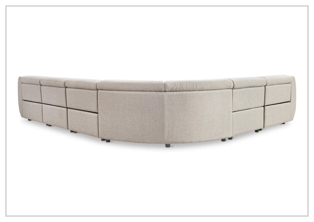 Bernhardt Avignon Fabric Motion Sectional Sofa With Power Headrest