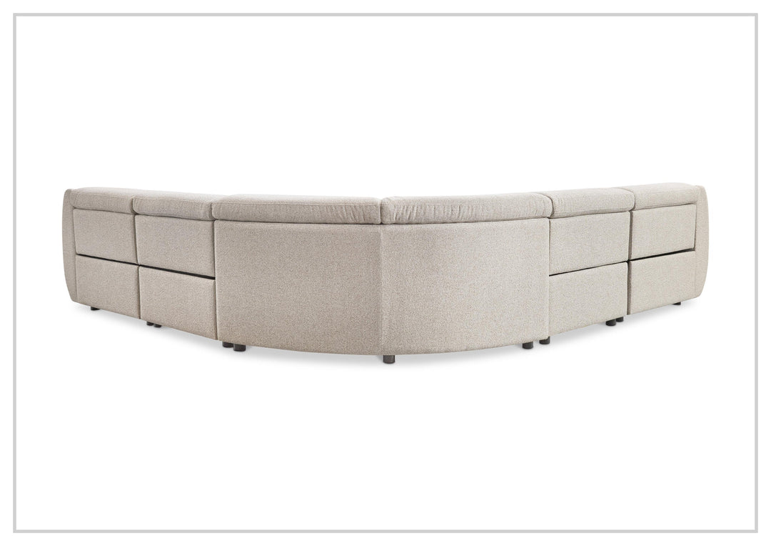 Bernhardt Avignon Fabric Motion Sectional Sofa With Power Headrest