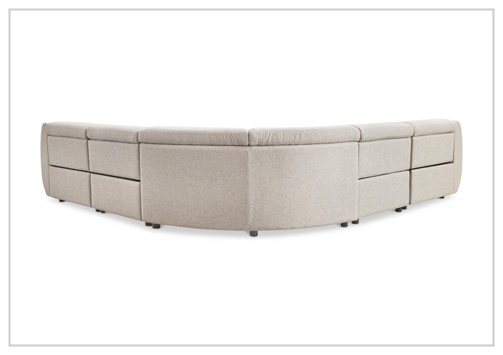 Bernhardt Avignon Fabric Motion Sectional Sofa With Power Headrest