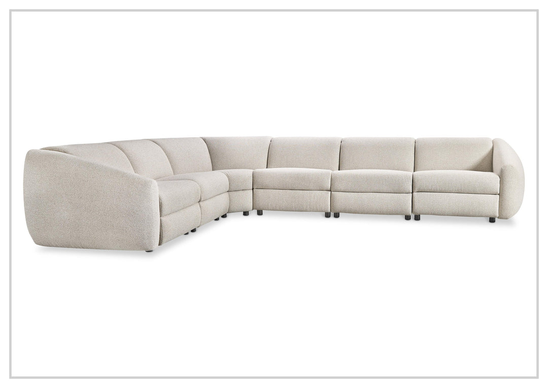 Bernhardt Avignon Fabric Motion Sectional Sofa With Power Headrest